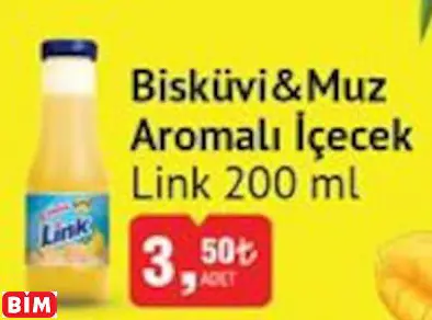 LİNK BİSKÜVİ&MUZ AROMALI İÇECEK LİNK BİSKÜVİ&MUZ AROMALI İÇECEK